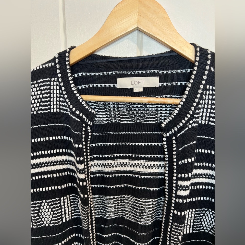 Loft black and white jacket